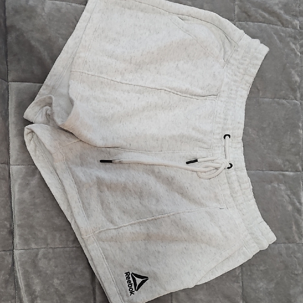 Reebok Gray Athletic Shorts Soft Comfortable Design